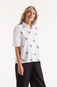 Camicia stampa Safari