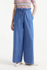 Pantalone Paperbag Denim