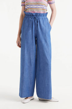 Pantalone Paperbag Denim