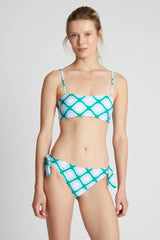 Reggiseno bikini dritto stampato Poniente