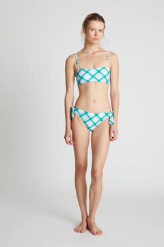 Reggiseno bikini dritto stampato Poniente
