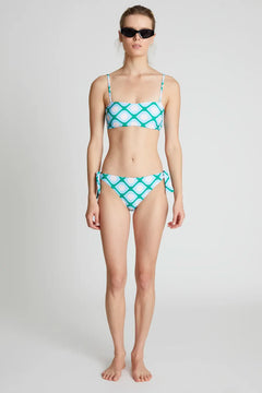 Reggiseno bikini dritto stampato Poniente