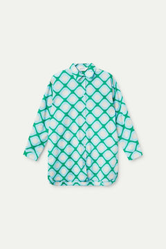 Camicia oversize con stampa Poniente