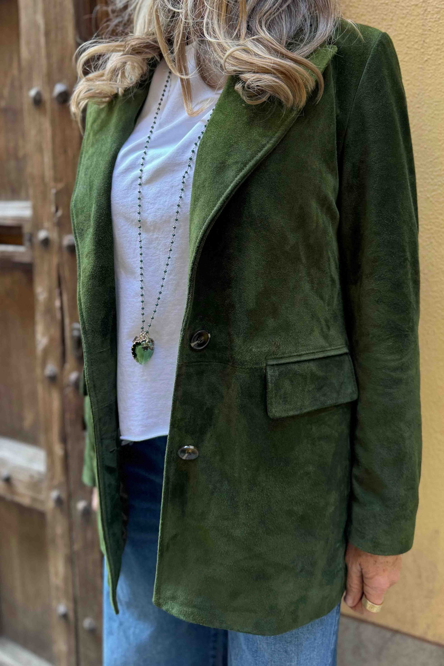 Blazer Camoscio