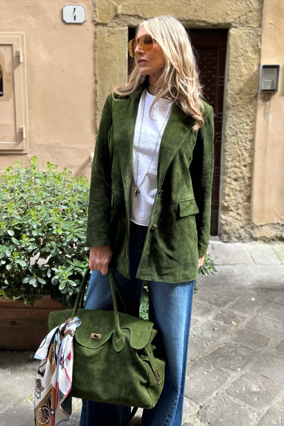 Blazer Camoscio