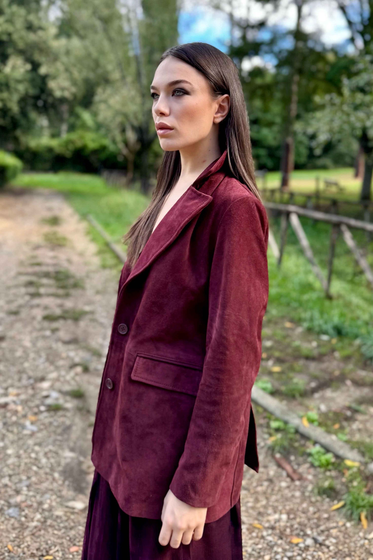 Blazer Camoscio