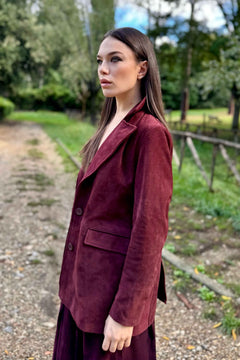 Blazer Camoscio