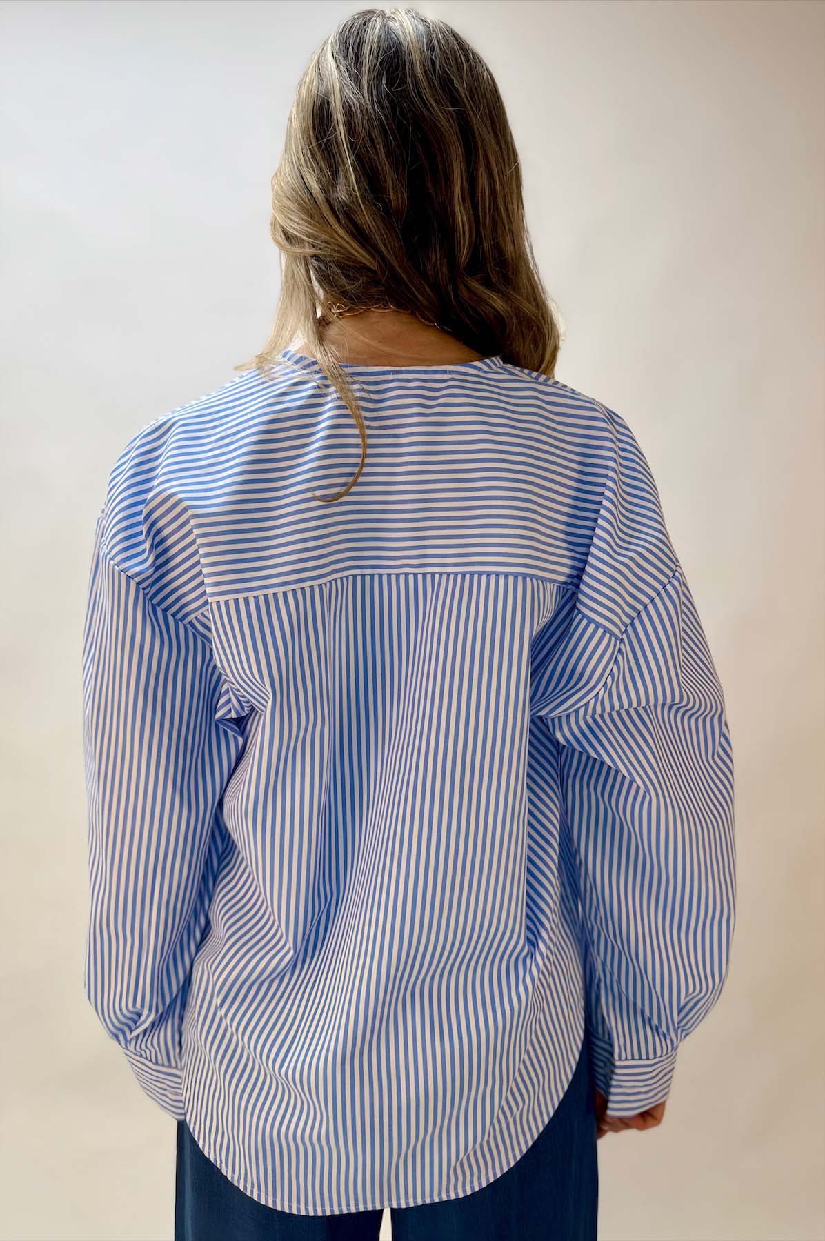 Camicia Righe Strass