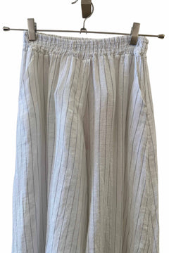 Pantalone Palazzo Gessato Lino