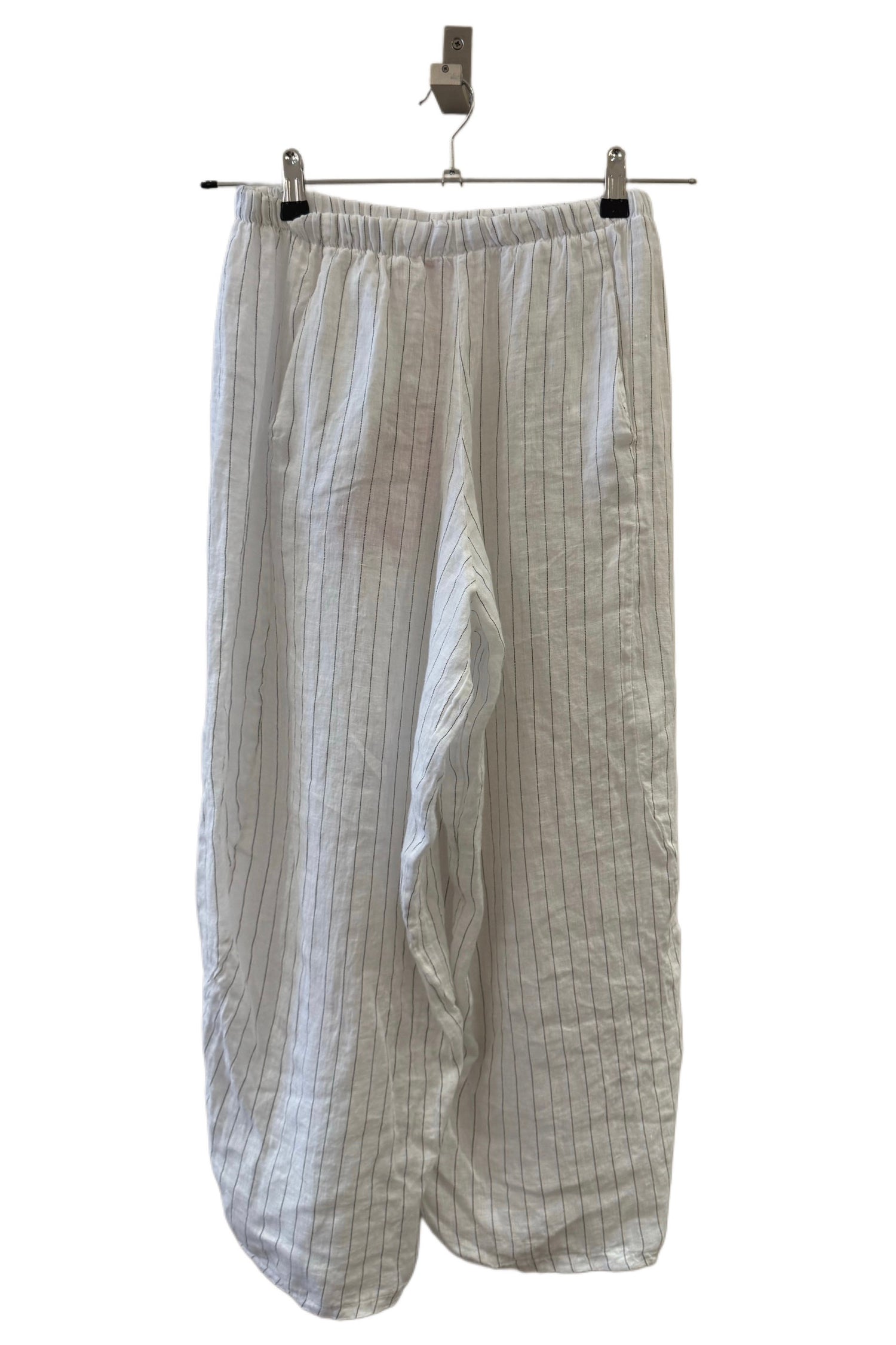 Pantalone Gessato Gaucho Lino
