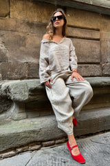Pantalone Gaucho Lino