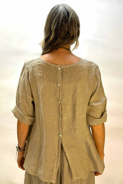 Blusa Lino Reversibile