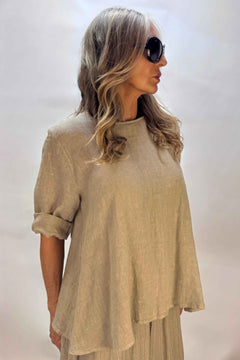 Blusa Lino Reversibile