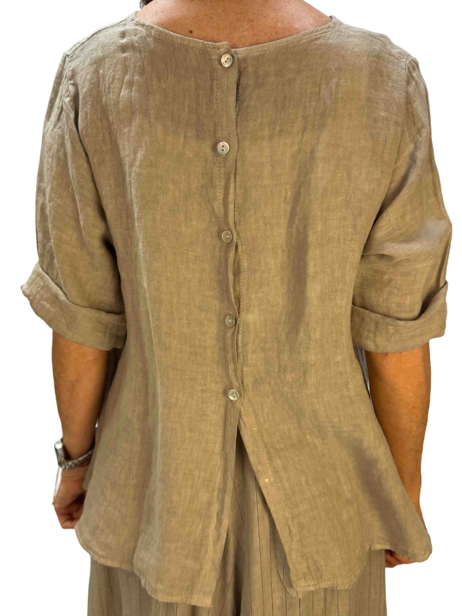Blusa Lino Reversibile