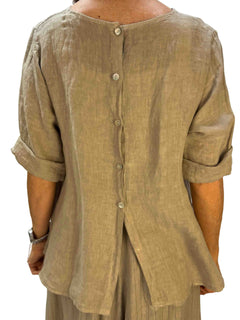 Blusa Lino Reversibile
