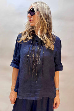 Blusa Lino Reversibile