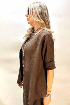 Blusa Lino Reversibile