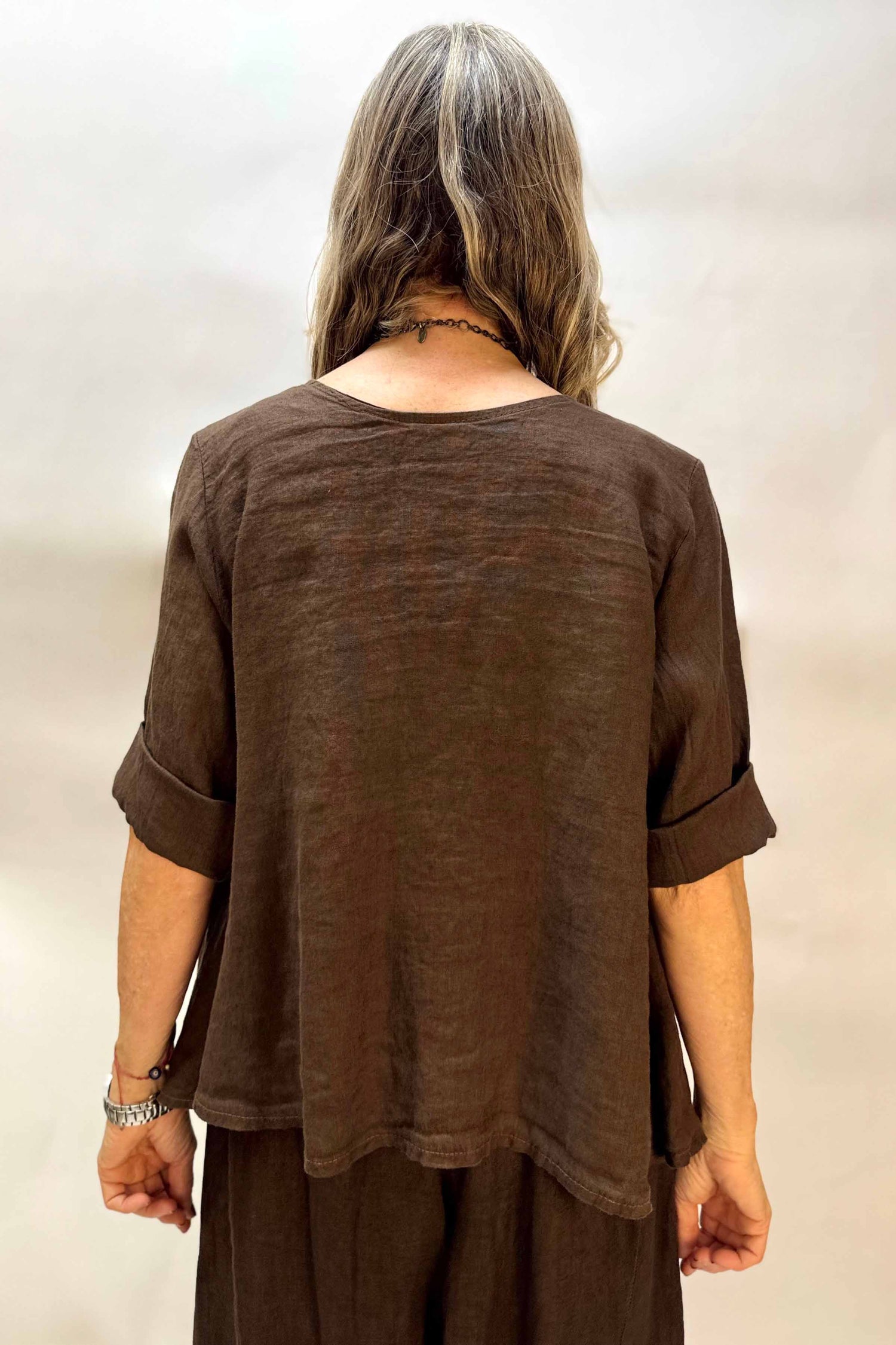 Blusa Lino Reversibile