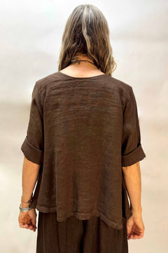 Blusa Lino Reversibile