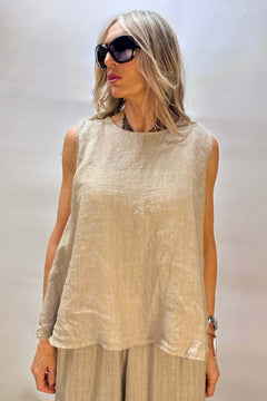 Top Lino Reversibile