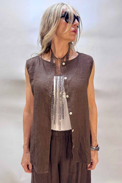 Top Lino Reversibile