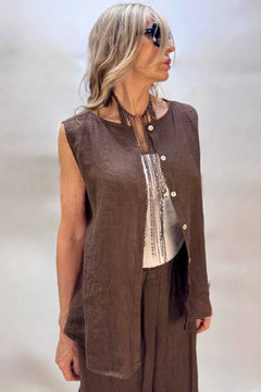 Top Lino Reversibile