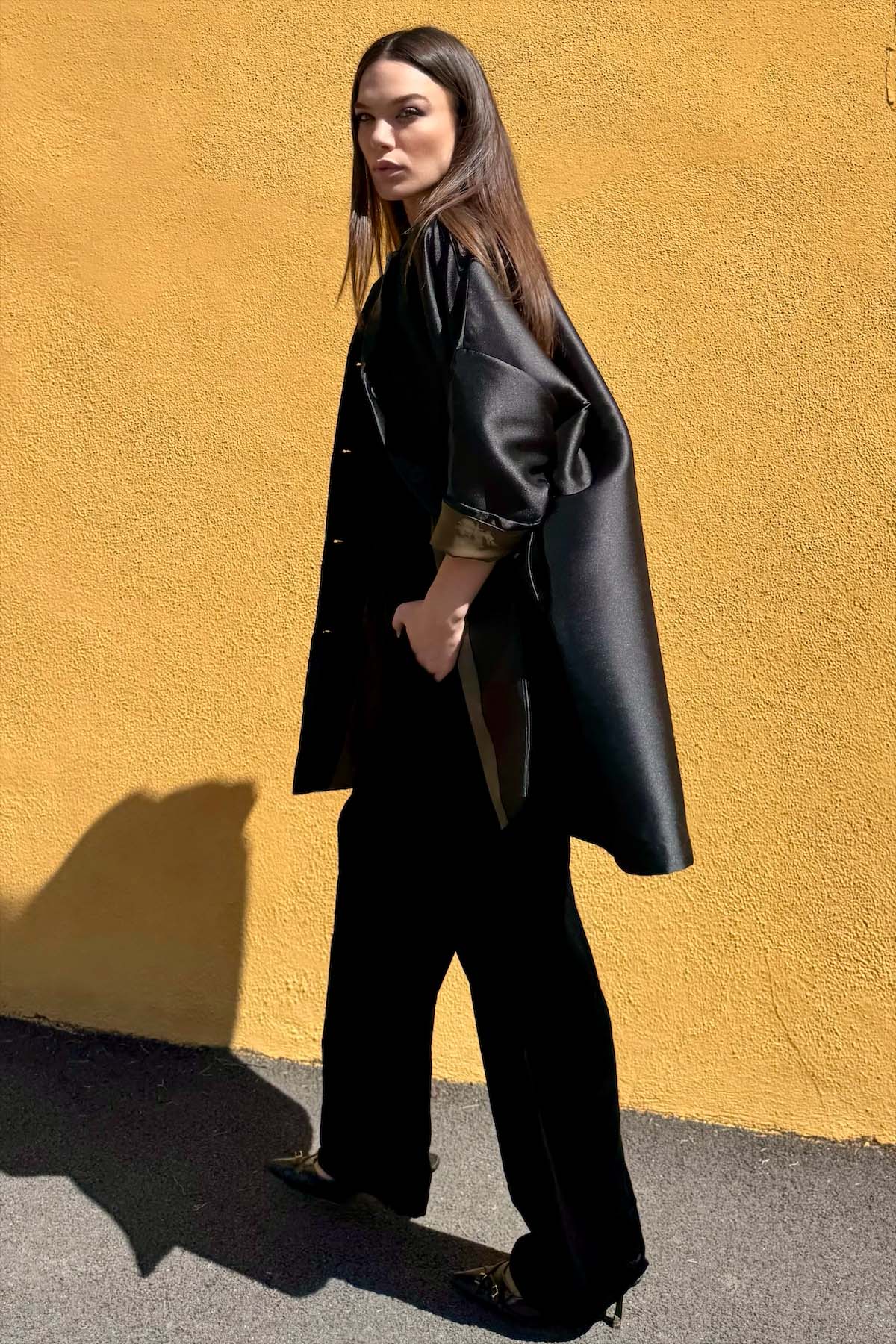 Giacca Kimono Nera