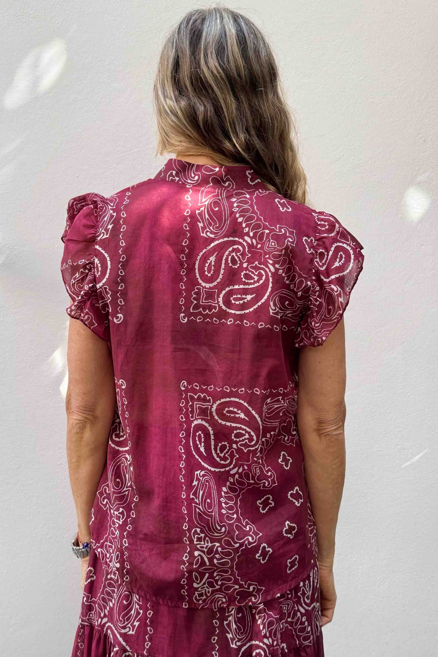 Camicia Maniche Volant