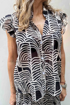 Camicia Maniche Volant