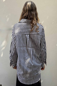 Camicia Uomo Righe Cotone