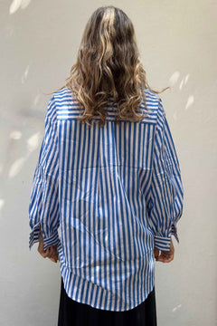 Camicia Uomo Righe Cotone