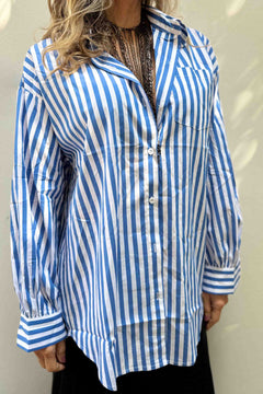 Camicia Uomo Righe Cotone