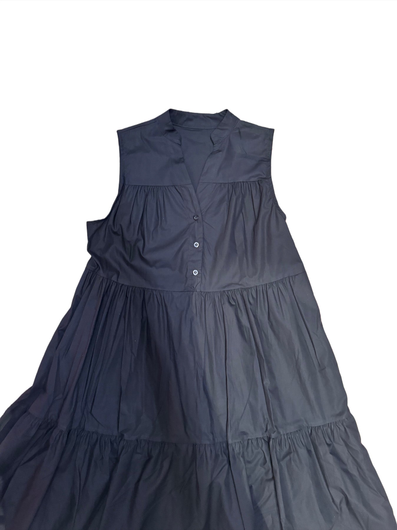 Abito Midi in cotone con balze