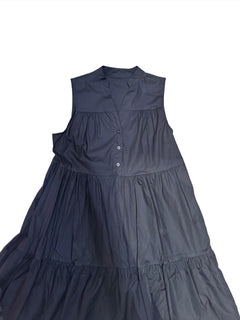 Abito Midi in cotone con balze