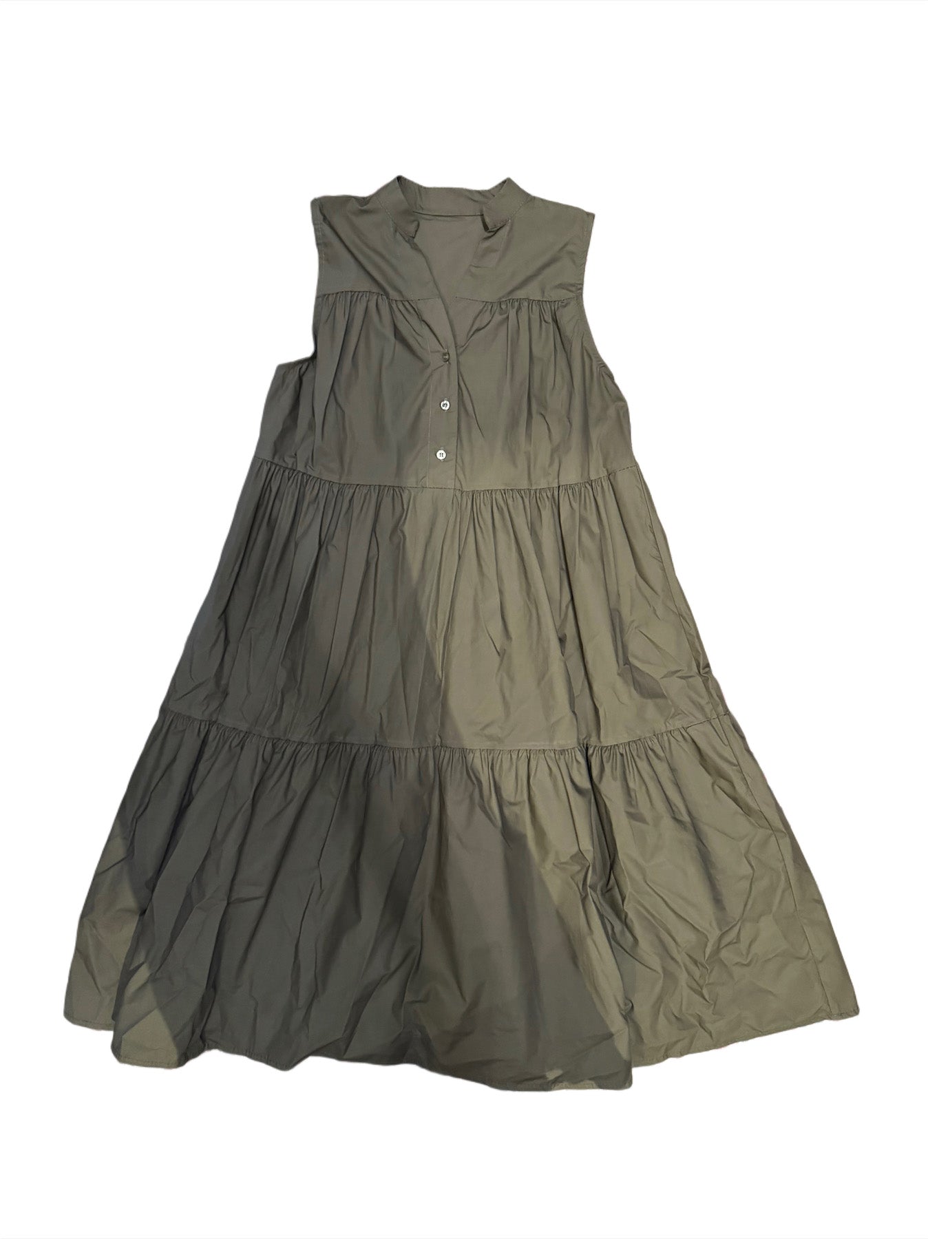 Abito Midi in cotone con balze