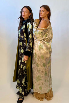 Kimono Lungo Jacquard