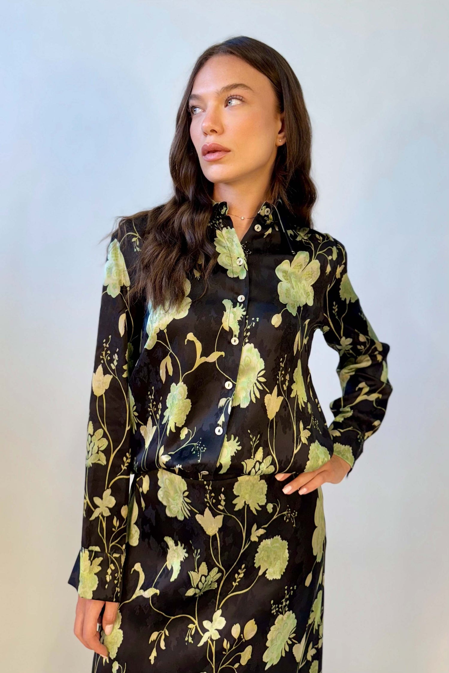 Camicia tessuto Jaquard