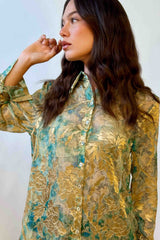 Camicia Tessuto Devoré