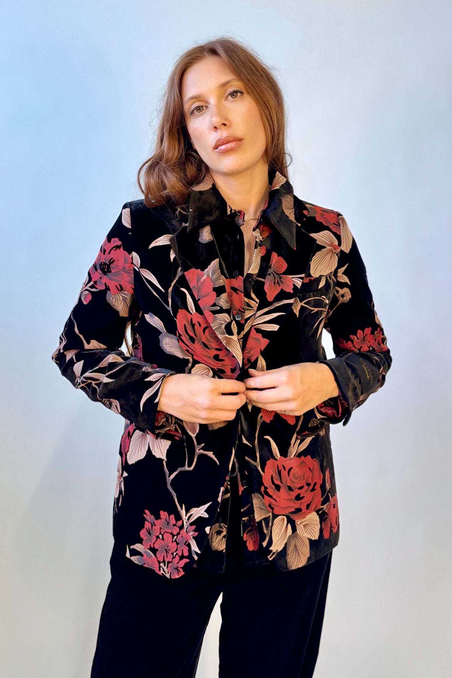 Blazer Velluto Devoré