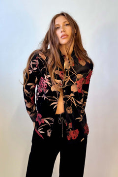 Camicia Velluto Devoré