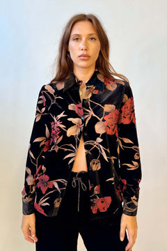 Camicia Velluto Devoré