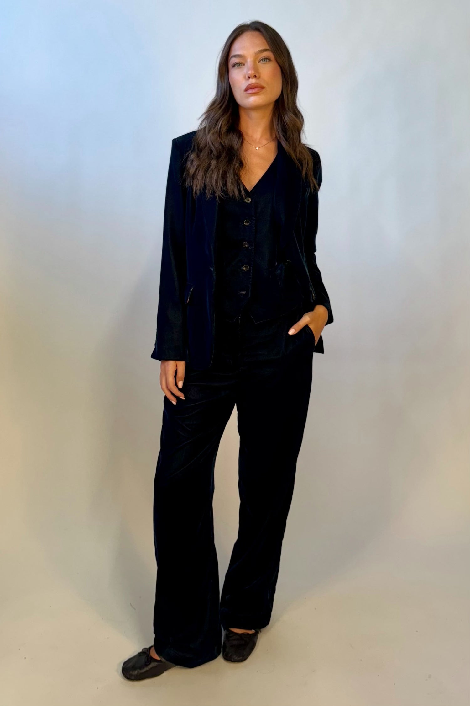 Pantalone Velluto a Completo