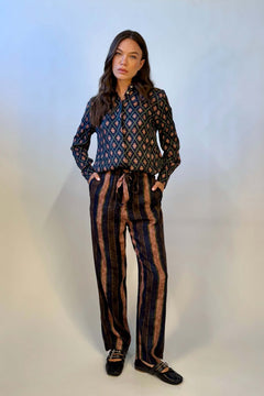 Pantalone Viscosa Righe