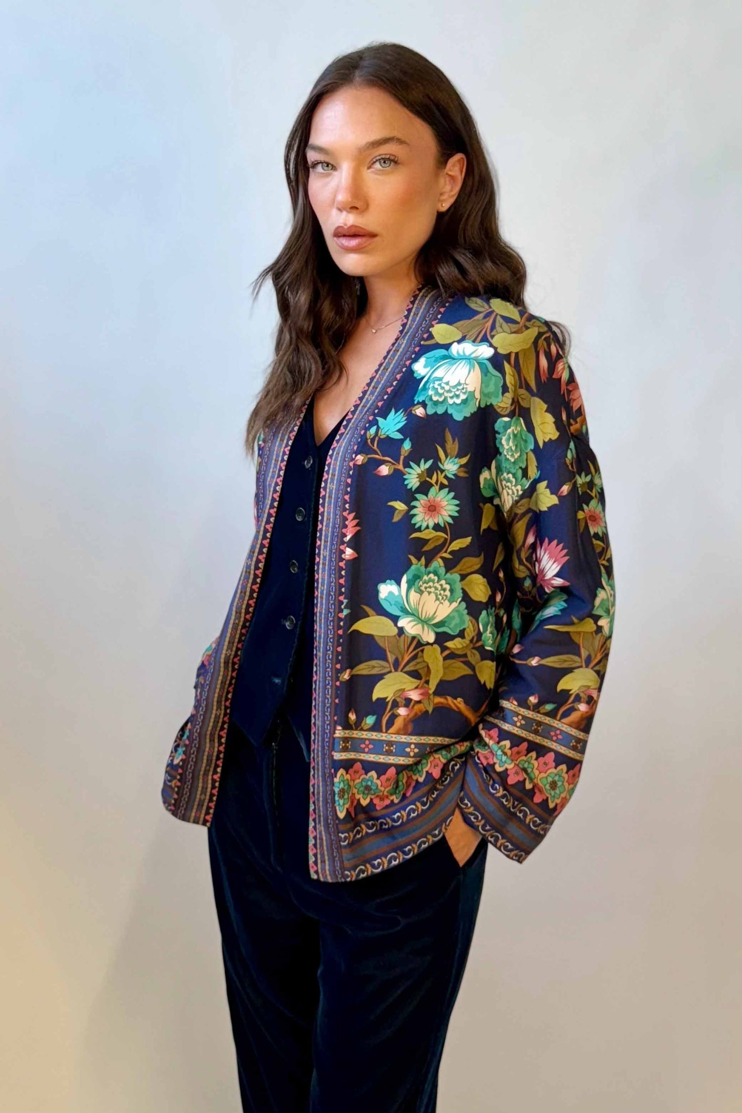 Giacca Kimono Viscosa