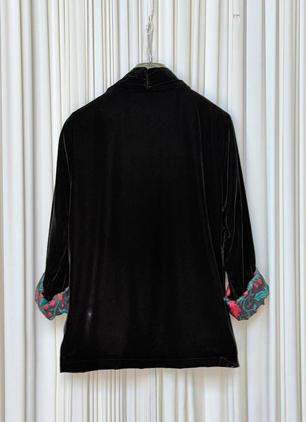 Giacca kimono velluto