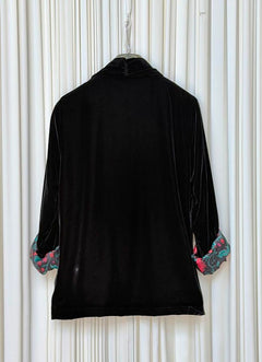 Giacca kimono velluto