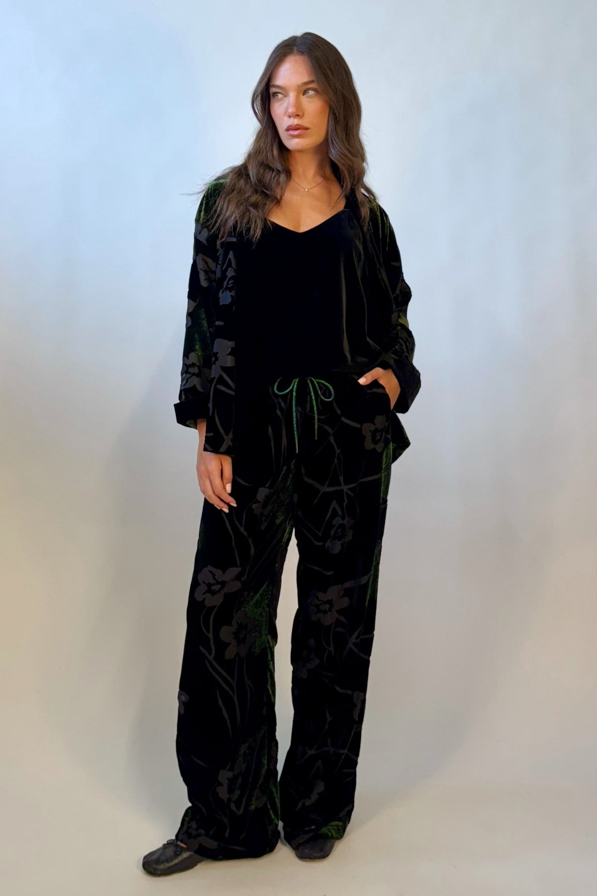 Pantalone Velluto Devoré