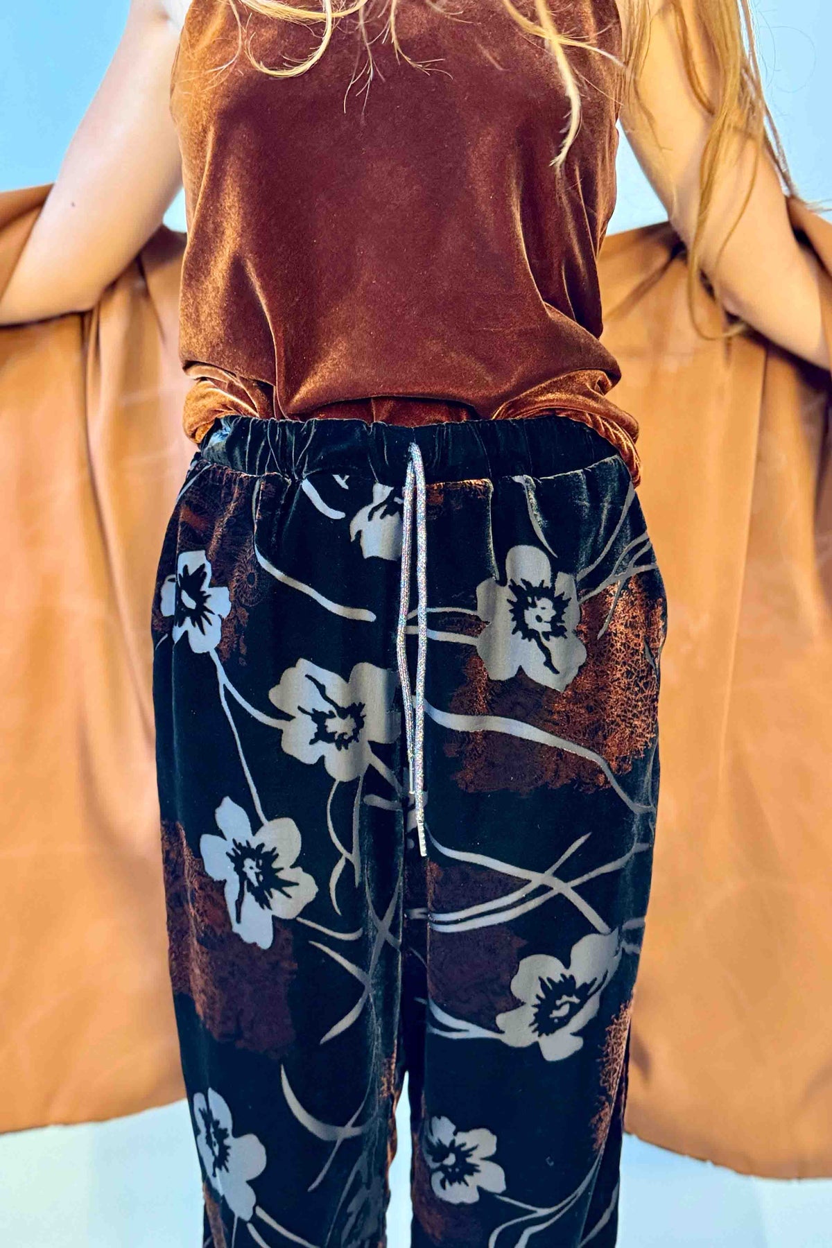 Pantalone Velluto Devoré