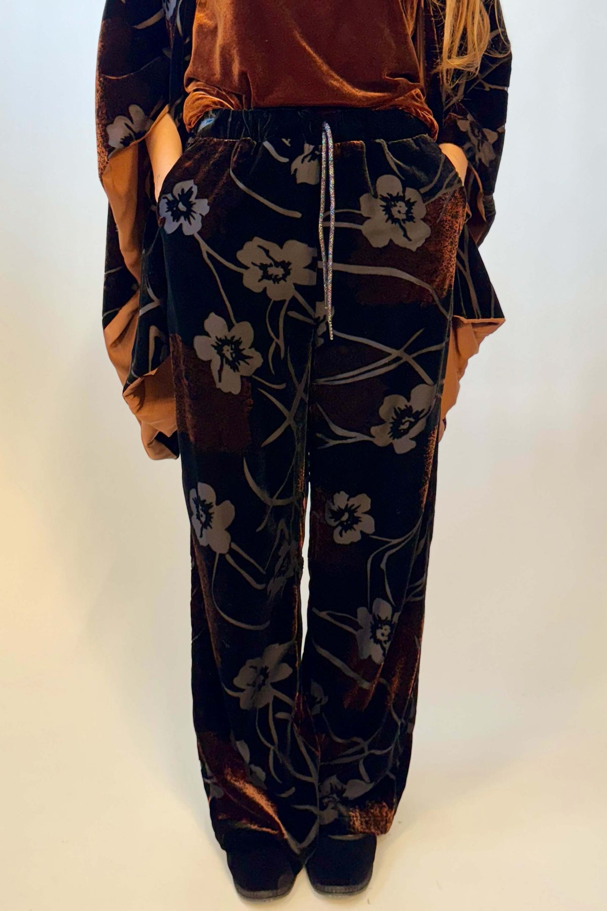 Pantalone Velluto Devoré