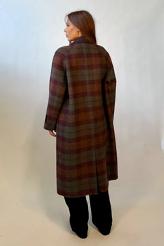 Cappotto Scozzese Marrone